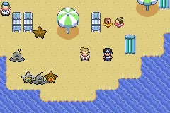 Elio waiting on the beach of Route 109.