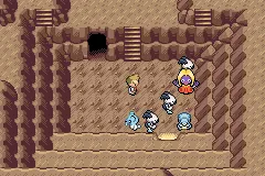 Galarian Mr. Mime in Shoal Cave.