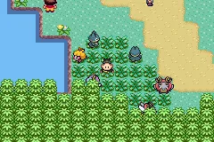 Munchlax's location on Route 117.