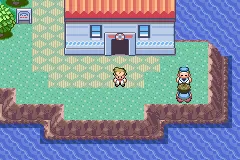 Selecting the new event island destination from Lilycove City.