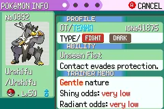 Ubicación de Urshifu (Single Strike Style)